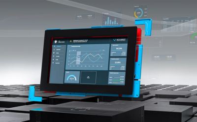 HMI Panel PC der Firma Schubert als Beispiel für eine HMI Touchscreen-Lösung. Panel PC von Schubert sind hochwertige HMI Panel mit prämiertem Design.